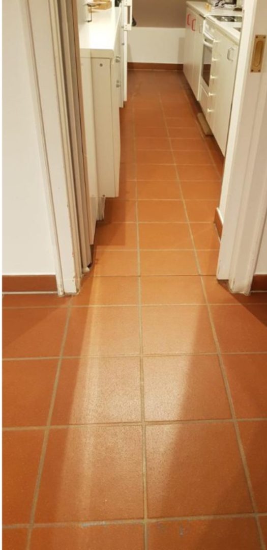 Terrakotta csempe takarítás után
